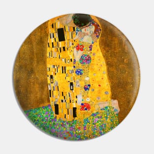 Gustav Klimt the kiss Famous art Pin