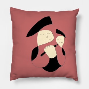 Artist's portrait Pillow