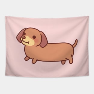 Cute Dachshund Dog Puppy Tapestry