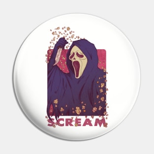 Ghost Face Pin