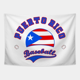 Puerto Rico Baseball Team Tapestry