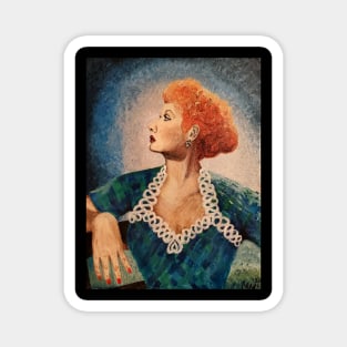 Lucille Ball Painting Magnet