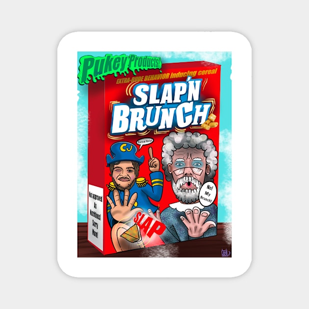 Pukey products  33 "Slap'n Brunch"! Magnet by Popoffthepage