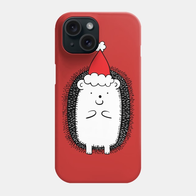 Christmas hedgehog Phone Case by holidaystore