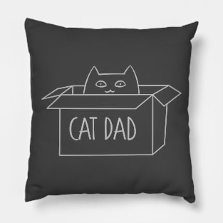 Cat Dad (Light Color) Pillow