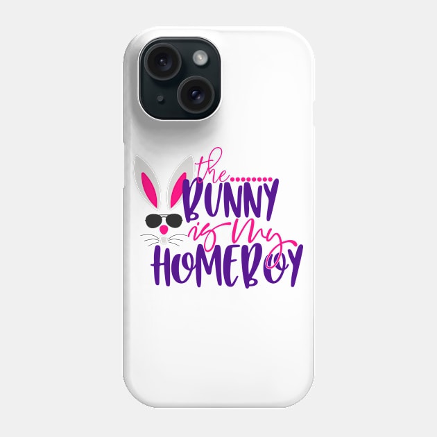 The bunny is my homeboy Phone Case by Coral Graphics