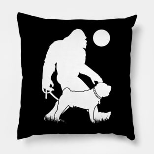 Bigfoot Walking Chinese Shar Pei dog Pillow