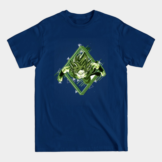 Dragon Ball Super : Goku "SuperSaiyan" - 80's retro green style - awsome gift for Dragon Ball lover & fans - Dragon Ball Super - T-Shirt