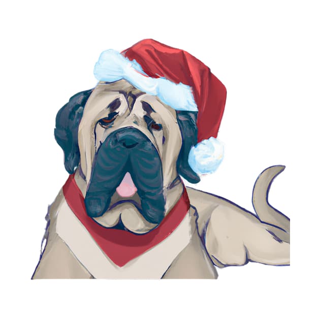 Cute Mastiff Drawing by Play Zoo