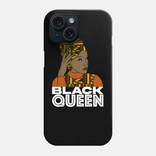 Black Queen Black Girl Magic Melanin Pride Black History Gift Phone Case