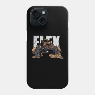 Brown Jeep Flex Phone Case