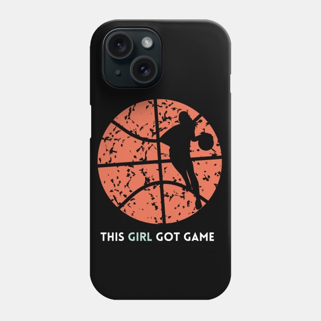 This girl got game colors Phone Case by High Altitude