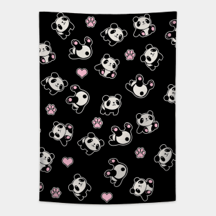 Panda Pattern Tapestry