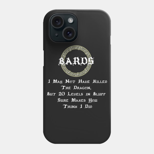 Bards! Phone Case by Wykd_Life