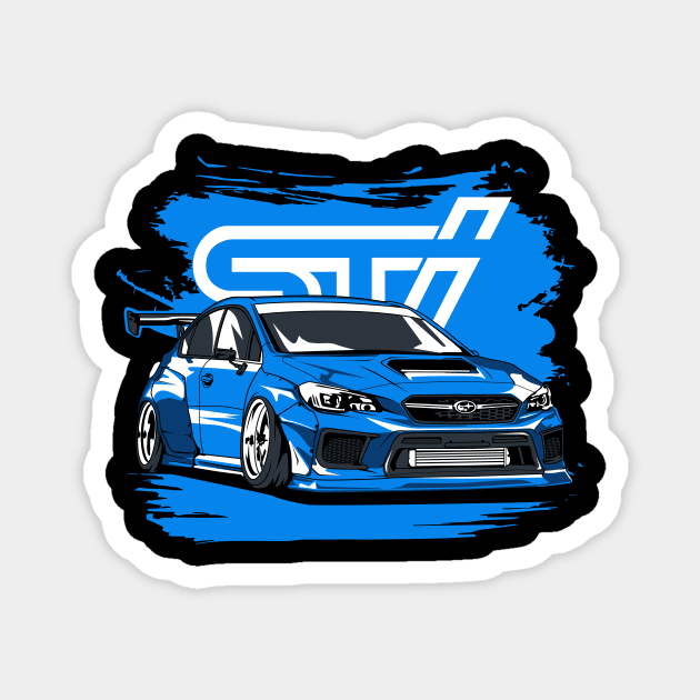 JDM-STIBLUE Magnet by melsa