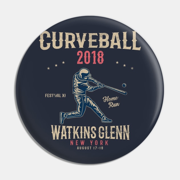 Curveball Phish Pin by Cactux