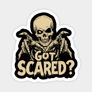 Halloween-Vibes Got-Scared Magnet