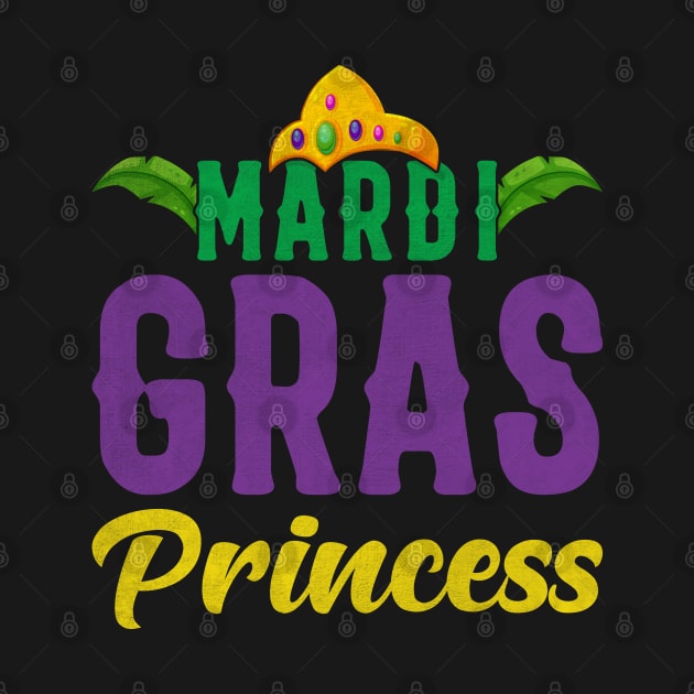 Mardi Gras Princess - Funny Mardi Gras Carnival Nola Women by Pizzan