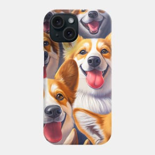 Dog Corgi Wild Nature Funny Happy Humor Photo Selfie Phone Case