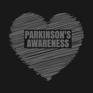 Heart Parkinson's Disease Awareness T-Shirt