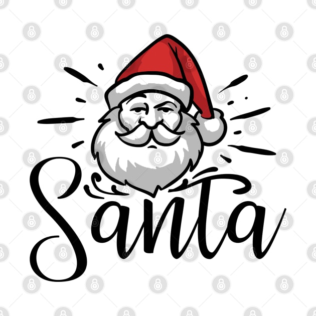 Cute Santa quotes design by Sticker deck