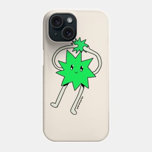 Silly Little Guy | Green Sticker Version Phone Case