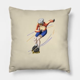 Speedskating Pillow