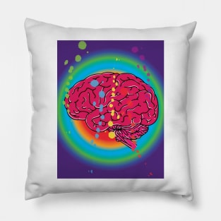 Brain On Happiness Pillow