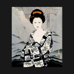 Japanese Woman After Bath - Ukiyo-e T-Shirt