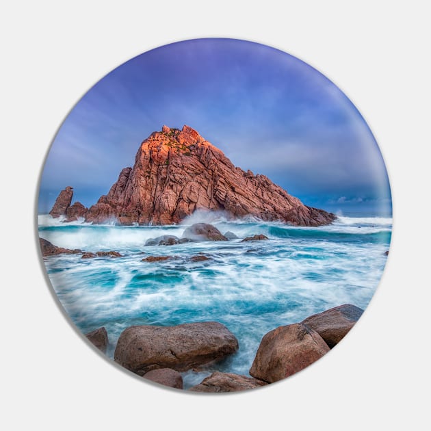 Sugarloaf Rock Sunrise Pin by paulmp