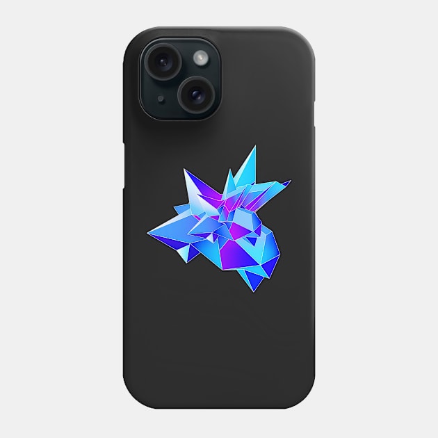 Blue Magic Crystal Phone Case by CatCoconut-Art