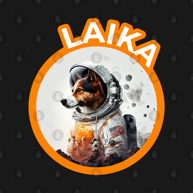 Laika Dog Space product Vintage CCCP Soviet Russia USSR  Astronaut by smartrocket