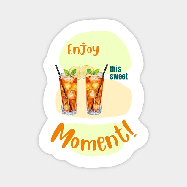 Long Island Iced Tea Enjoy sweet moment Magnet by fantastic-designs