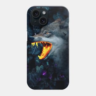 Gold Wolf Phone Case