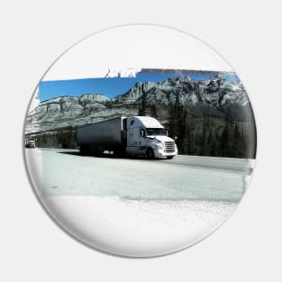 Rocky Mountain Hauler - Freight Truck Driver Pin