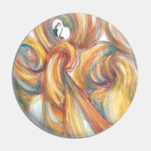 colored hair Pin