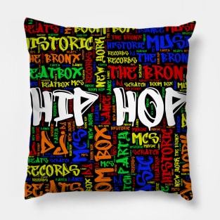 Hip Hop 50th Anniversary Tribute Pillow