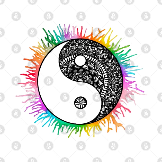 Mandala Yin Yang by MyownArt