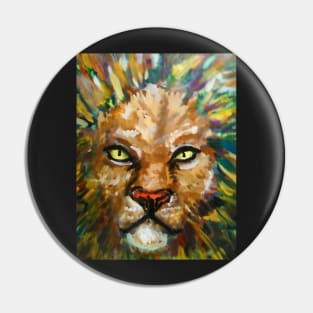 African Lion Pin