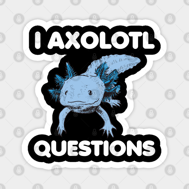 Blue axolotl