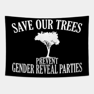 Prevent Gender Reveal Parties W2 Tapestry