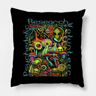 Psychedelic Mushroom | Psychedelic Research Volunteer Pillow