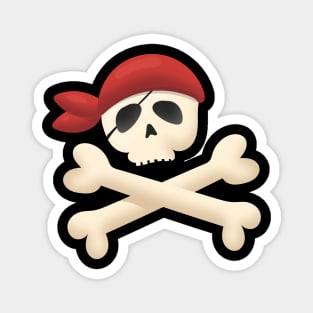 Skull and crossbones Magnet