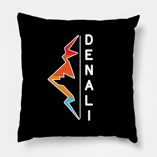 Denali National Park Pillow by roamfree