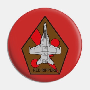 VFA-11 Red Rippers - F/A-18 Pin