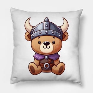 Cute Bear Viking Kawaii Pillow