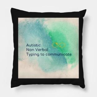 Autistic non verbal typing to communicate Pillow