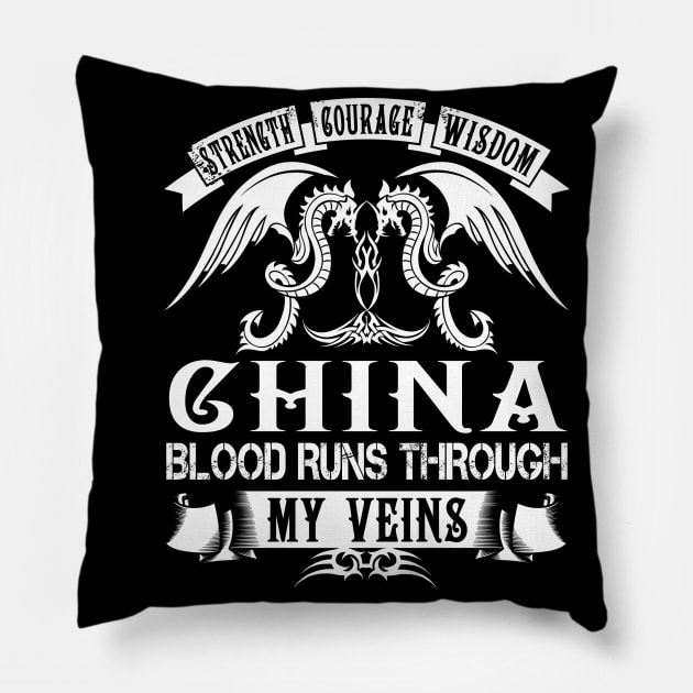 CHINA Pillow by skynessa