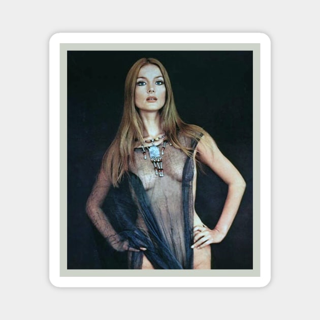 Barbara Bouchet Magnet by Asanisimasa