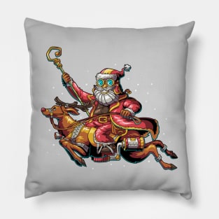 Steampunk Santa Pillow